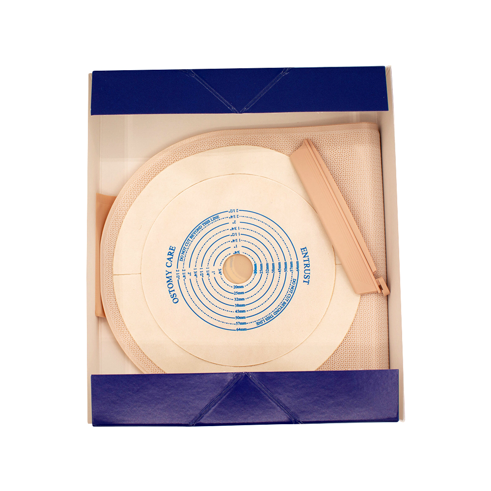 12in One Piece Drainable Beige Velcro Pouch 1400 Box