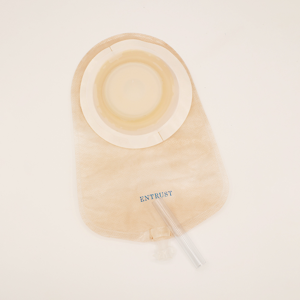 Entrust Urostomy 12in Convex Clear Pouch 17034C