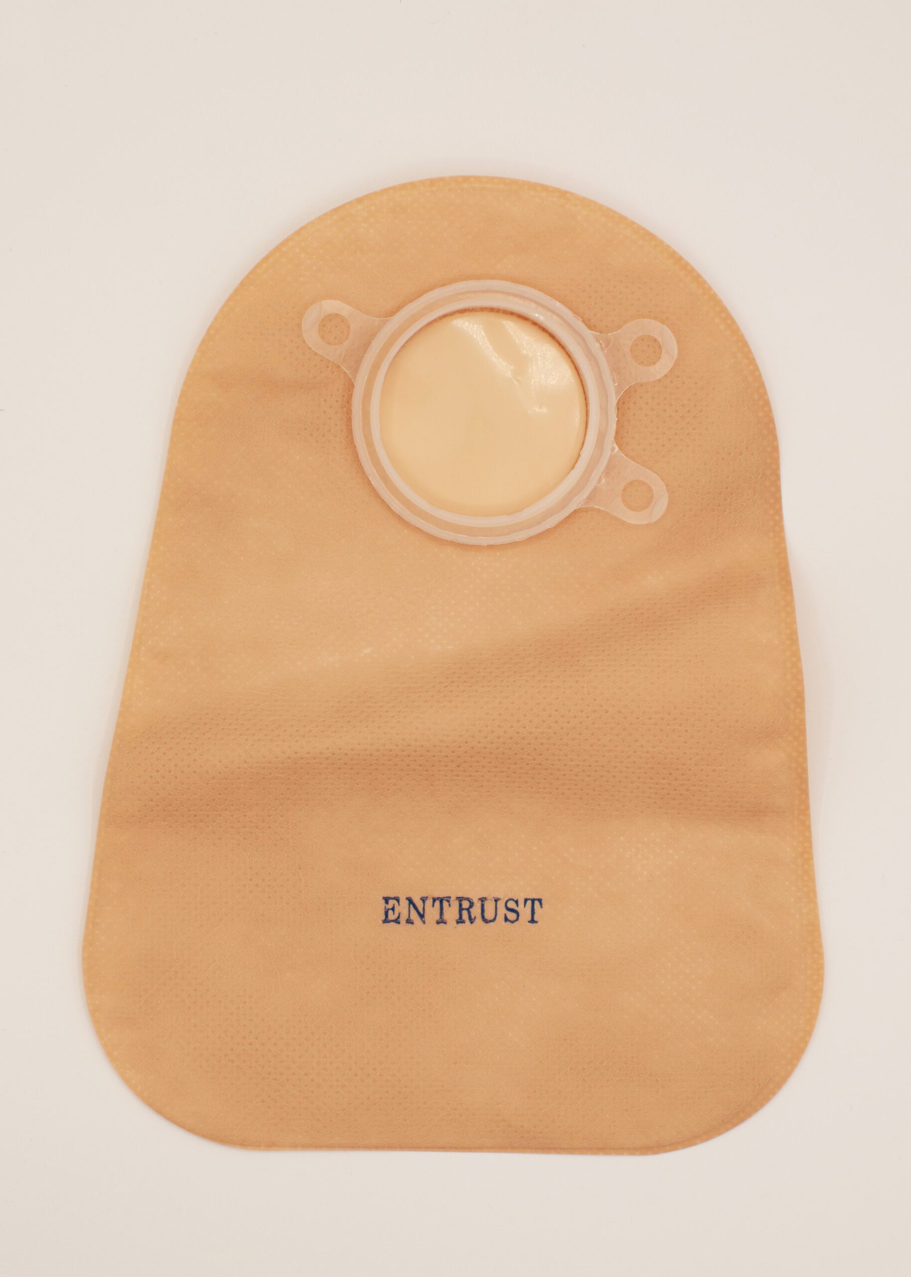 8" Two-Piece Closed End Pouch - Beige