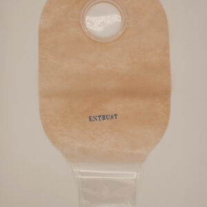 12" Two-Piece Drainable Pouch - Transparent, Clip or Velcro® Closure