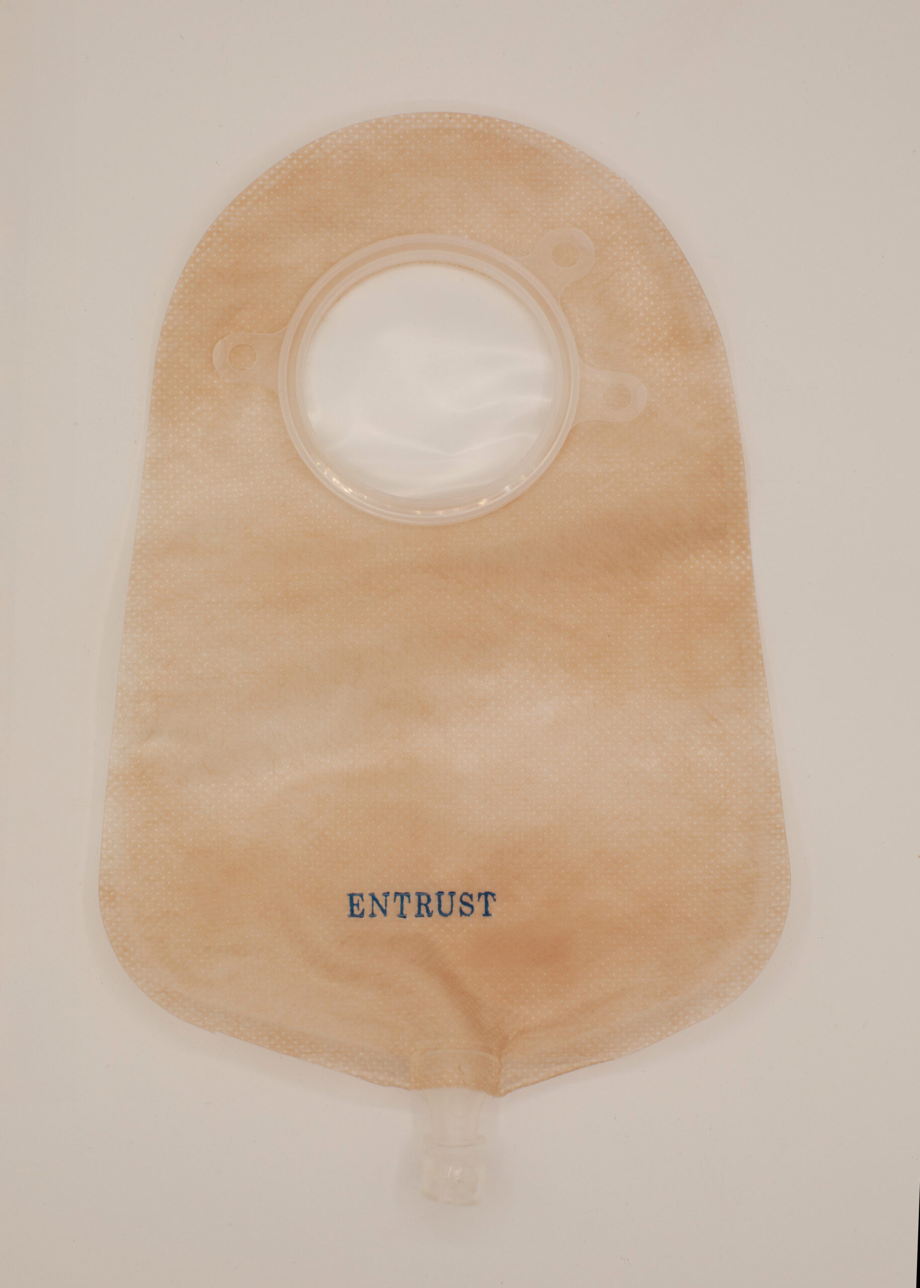 9" Two-Piece Urostomy Pouch - Transparent, Drain/Cap