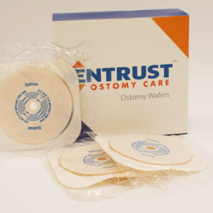 4 x 4" Two-Piece Barrier Wafer - Extended Wear, Dual Hydrocolloid Tape Collar