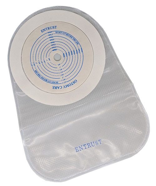8" One-Piece Closed End Pouch w/ Filter - Standard Wear, Transparent