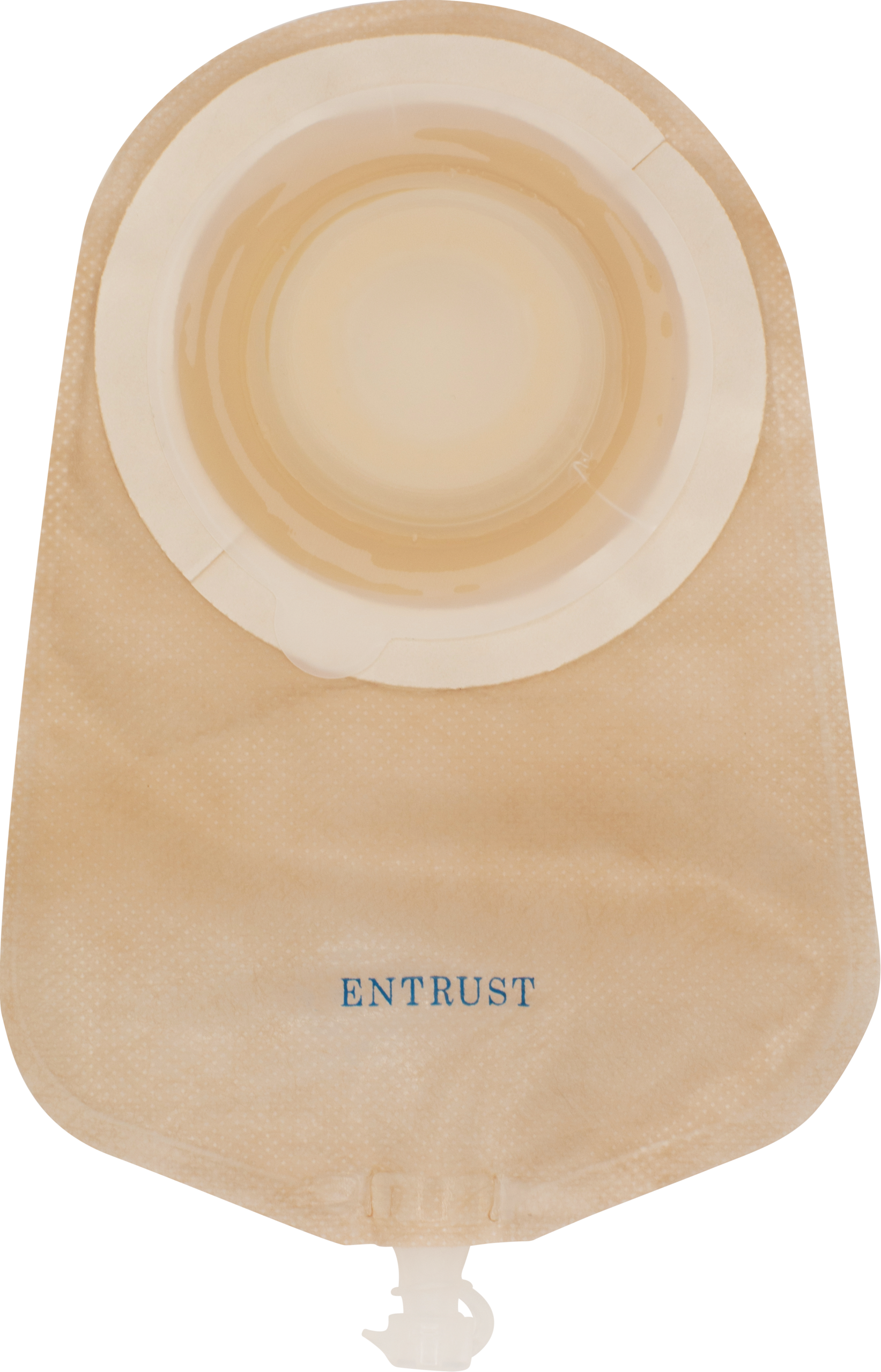 9" Convex One-Piece Urostomy Pouches - Extended Wear, Transparent, Drain/Cap Closure